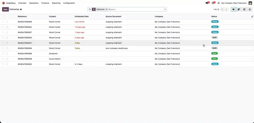 Force Transfer Date demo animation